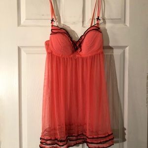 COPY - Orange and black nighty 38C orange and black